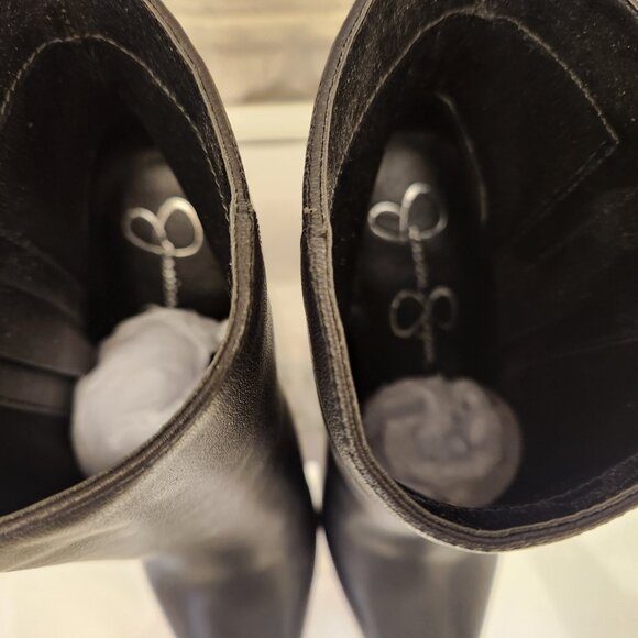 Jessica Simpson Timea Leather Heeled Women's Ankle Boots Size 8.5. NIB - Picture 4 of 10
